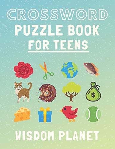 Crossword Puzzle Book For Teens Fun Activity Books For Young Adults