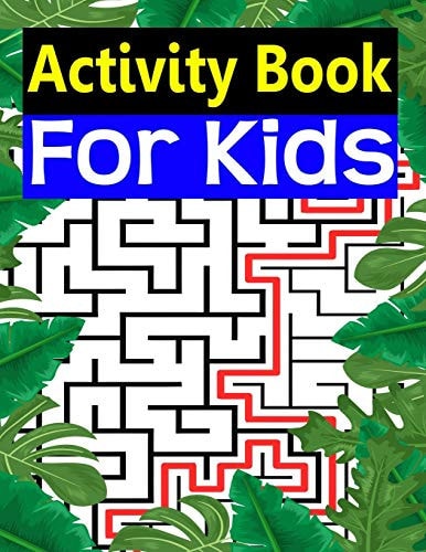 Activity Book for Kids Coloring, Maze, Word Search Book for Kids