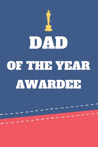 Dad of the Year Awardee Fill in the Blank Prompted Book about What I Love about Dad. Design Simple and Easy to Draw and Add Picture. Keeping Your Love Memories for Papi on Father's Day Or Any Type of Occasion