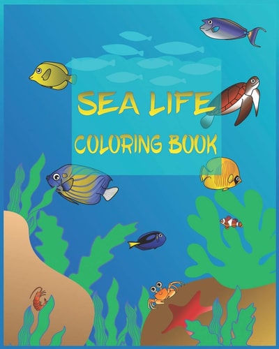 Sea Life Coloring Book