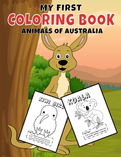 My First Coloring Book Animals Of Australia