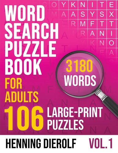 Word Search Book for Adults 106 Large-Print English Puzzles