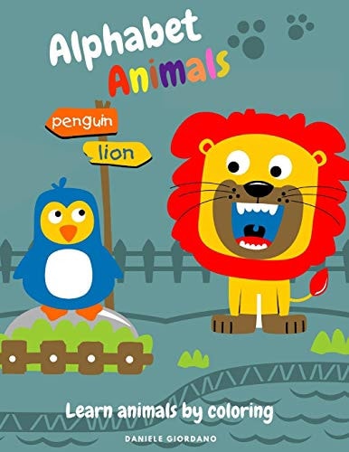 Alphabet Animals Learn Animals by Coloring