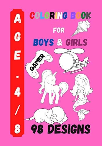 Coloring Book for Boys and Girls Kids Coloring Activity