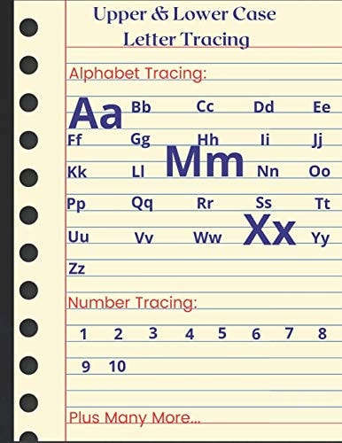 Upper & Lower Case Letter Tracing Practice Pen Control, Line Tracing and Coloring.