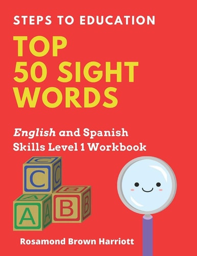 Steps To Education Top 50 Sight Words English and Spanish Skills Level 1