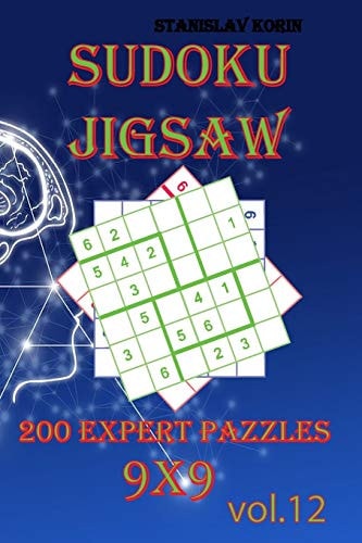 Sudoku Jigsaw 200 Expert Puzzles 9x9 Vol. 12