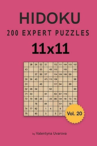 Hidoku 200 Expert Puzzles 11x11 Vol. 20