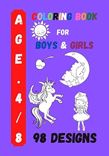 Coloring Book for Boys and Girls Kids Coloring Activity