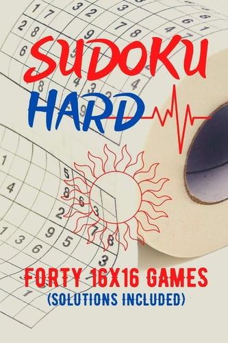Sudoku Hard Forty 16x16 Games (Solutions Included)