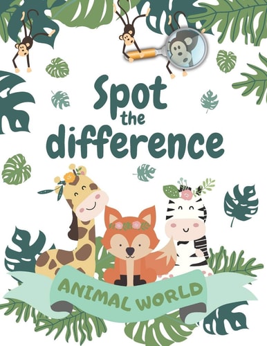 Spot the Difference Look and Find Whats Different Between Two Pictures in the Animal World.