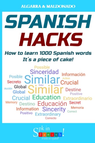 Spanish Hacks How to Learn 1000 Spanish Words. It's a Piece of Cake!