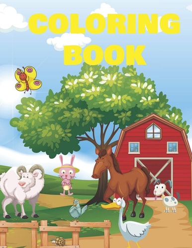 Coloring Book 8.5 X 11 Coloring Book for Kids (28 Different Animals to Color)