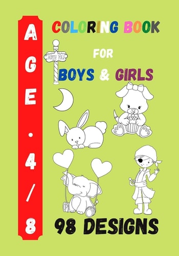 Coloring Book for Boys and Girls Kids Coloring Activity