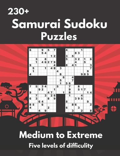 Samurai Sudoku Puzzles Medium to Extremely Hard Samurai Sudoku Puzzles
