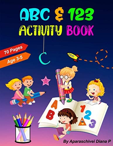 ABC And123 Activity Book