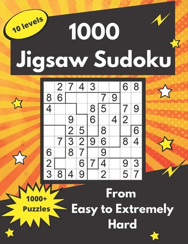 1000 Jigsaw Sudoku Irregular Sudoku Puzzles (easy to Extremely Hard)
