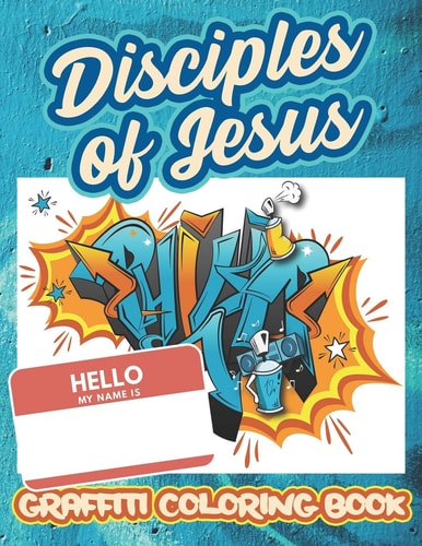 Graffiti Coloring Book Disciples of Jesus