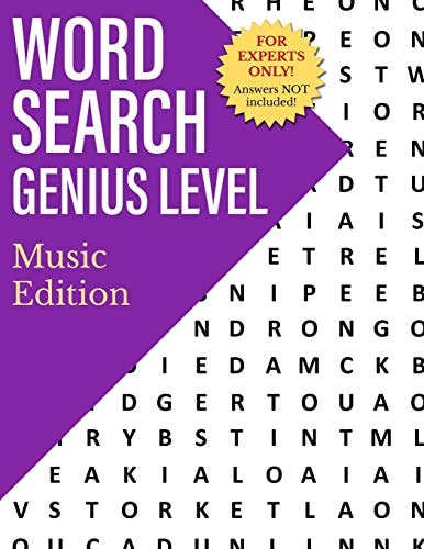 Word Search Genius Level Music Edition