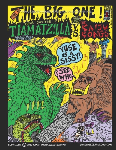 Tiamatzilla Vs the Kaiju Kongs Graphic Novel Part One of Two