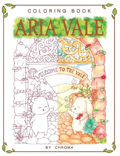 Aria Vale Coloring Book Welcome to the Vale