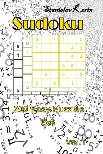 Sudoku 200 Easy Puzzles 6x6 Vol. 1