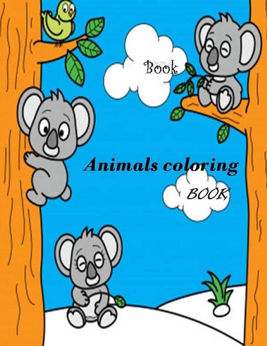 Coloring Animals, Book Coloring Animals for Kids Learn with Animals Size Page 8,5x11