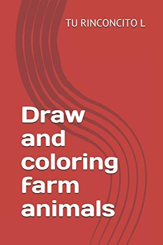 Draw and Coloring Farm Animals