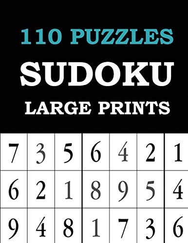 110 Puzzles Sudoku Large Prints