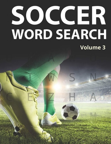 Soccer Word Search (Volume 3) 8.5x11 Puzzle Book for Football Coaches and Fans