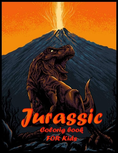 Jurassic Colorig Book For Kids