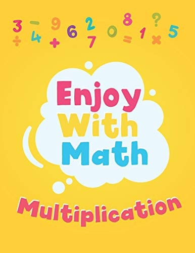 Enjoy with Math Multiplication Education Book for Multiplication 1-9 Age 6-8 Years