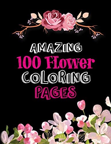 Amazing 100 Flower Coloring Pages Simple Cool Coloring Books For Flower Coloring Book Lover