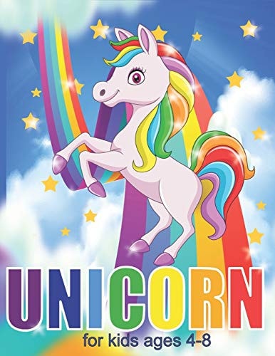 Unicorn Coloring Book For Kids Ages 4-8 Unicorn Coloring Pages For Girls