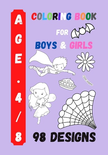 Coloring Book for Boys and Girls Kids Coloring Activity