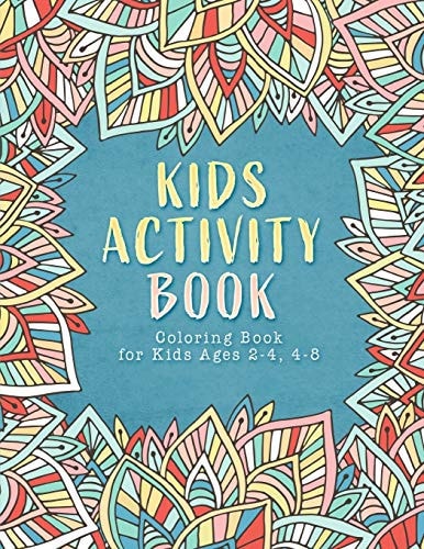 Kids Activity Book Food Coloring Book for Toddlers, Kids Ages 2-4, 4-8, Early Learning, Preschool and Kindergarten