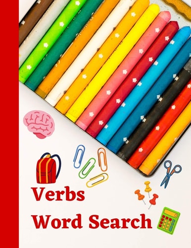 Verbs Word Search English Grammar Puzzle Activity Book
