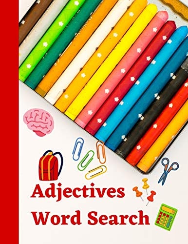 Adjectives Word Search English Grammar Puzzle Activity Book