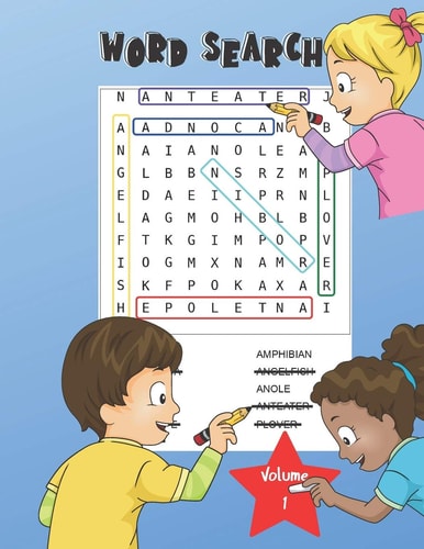 Word Search Volume 2 - Word Search For Kids - 100 Puzzles With Solutions - 8.5" by 11"