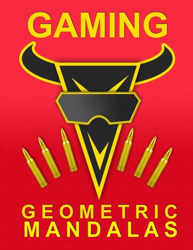 Gaming. Geometric Mandalas: 49 Mandalas coloring book | Non-screen activity | Perfect gift for Boys and Girls who loves Gaming and Video Games | 102 pages | 8,5x11