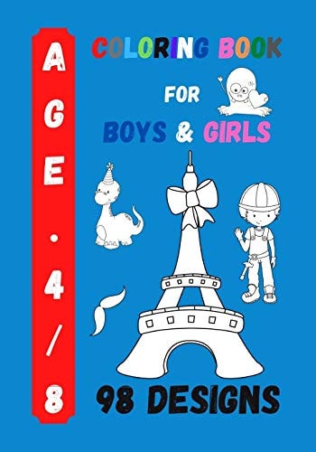 Coloring Book for Boys and Girls Kids Coloring Activity