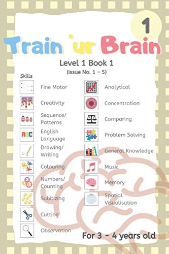 Train 'Ur Brain Level 1 Book 1 Issue No. 1 To 5