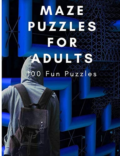 Maze Puzzles For Adults 100 Fun Puzzles, 8,5*11