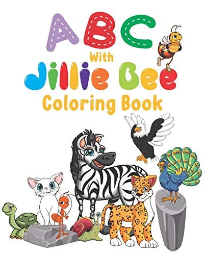ABC with Jillie Bee Coloring Book A-Z Animals Coloring Pages