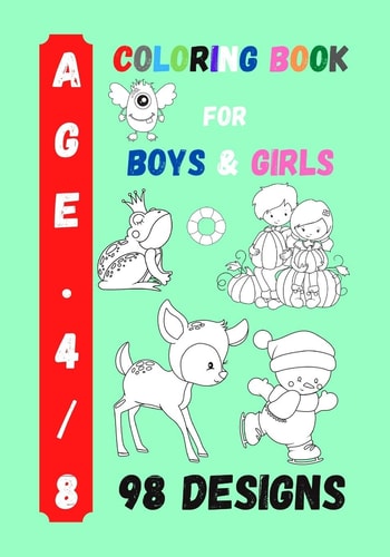 Coloring Book for Boys and Girls Kids Coloring Activity