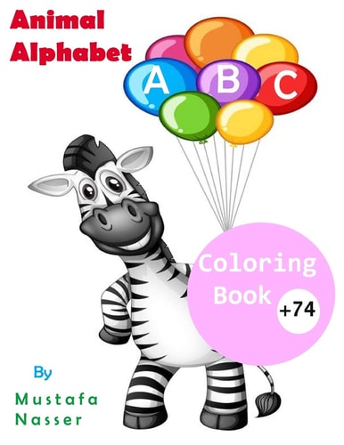 Animal Alphabet ABC Coloring Book74+