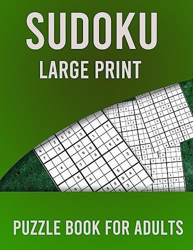 SUDOKU Large Print Puzzle Book For Adults 400 Sudoku Puzzles Book for Adults - Easy, Medium and Hard