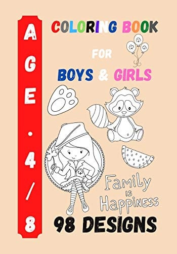 Coloring Book for Boys and Girls Kids Coloring Activity