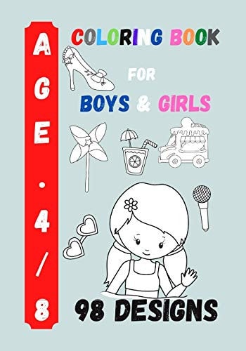 Coloring Book for Boys and Girls Kids Coloring Activity