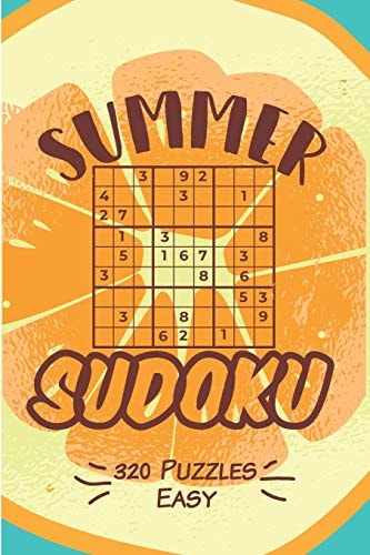 Summer Sudoku - 320 Puzzles - Easy Sudoku Puzzle Book for Adults (Summer Edition)